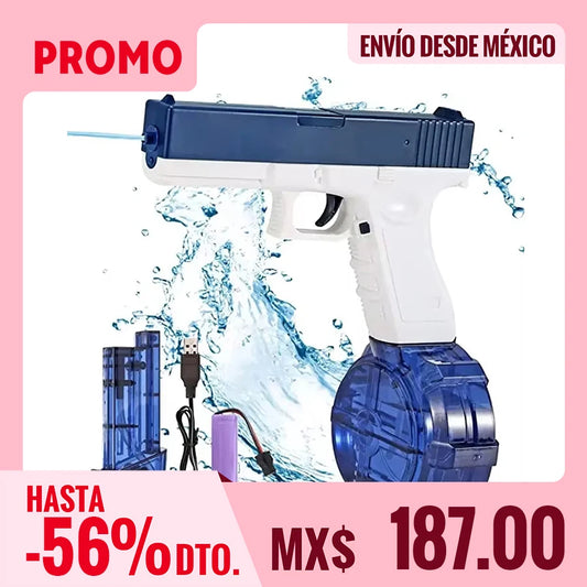 Pistola de agua eléctrica recargable de alta capacidad